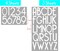 2 inch Self-Adhesive Vinyl Alphabet Letters Numbers Kit, Modern Mailbox Numbers Sticker